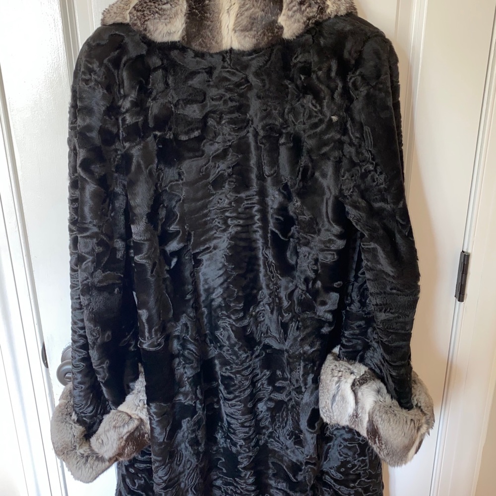 Mink fur coat